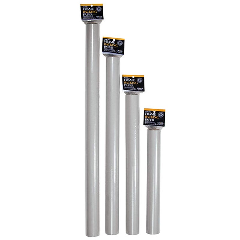 Lineco Frame Backing Paper Roll, Acid-Free, Cut to Size, Use for Framing, Projects, Art, Crafts, Backgrounds, and Giving a Finish Look to Your Art & Prints, 24 inches X 72 inches, Gray - Image 2